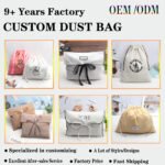 Promotion Peach Suede Fabric Clothes Shopping Drawstring Bag Custom Logo Printed Suede Packing Dust Shoe Pouch