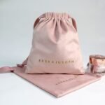Luxury Soft Pink Velvet Pouch for Jewelry Customized Drawstring Velvet Bags Dust Gift Cosmetic Packaging Bag