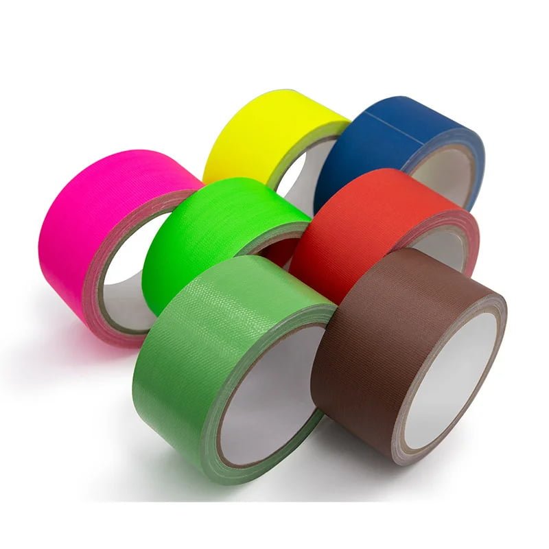 Colorful Free Sample Custom Logo Printed Adhesive Cloth Duct Tape,50mm Custom Duct Tape for Book Bonding
