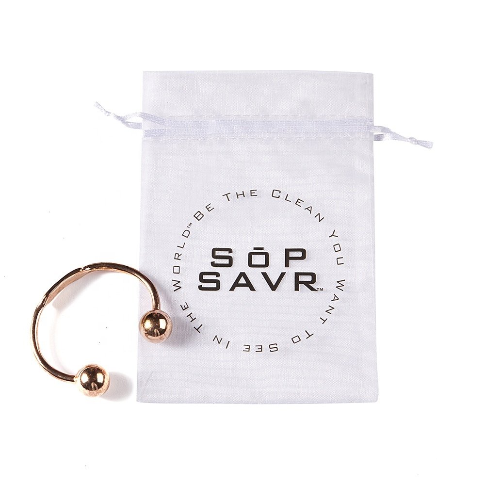 Small Custom Mesh Organza Drawstring Bags with Custom logo