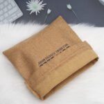 New Design Promotion Custom Logo Printing Jute Drawstring Hessian Bag Dust for Cloth Shopping Burlap Linen Special Pouch