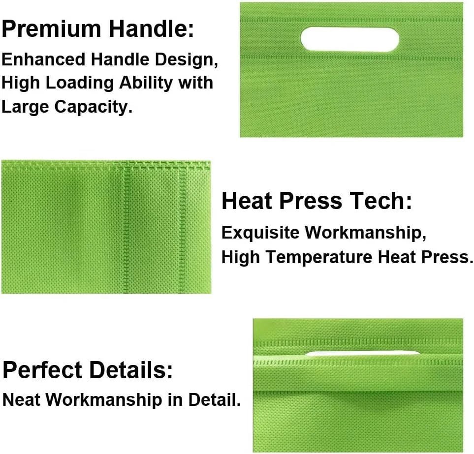 Promotional High Quality Custom Reusable Non Woven PP Shopping Flat Dustproof Bags for Packaging With Customized Logo
