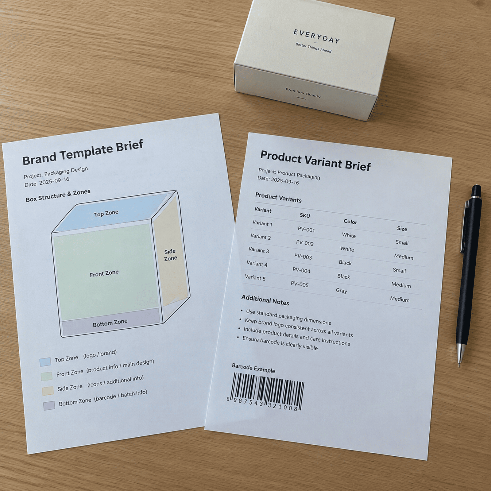 How to structure a packaging brief for brand and product packaging packaging brief structure brand template and product variant