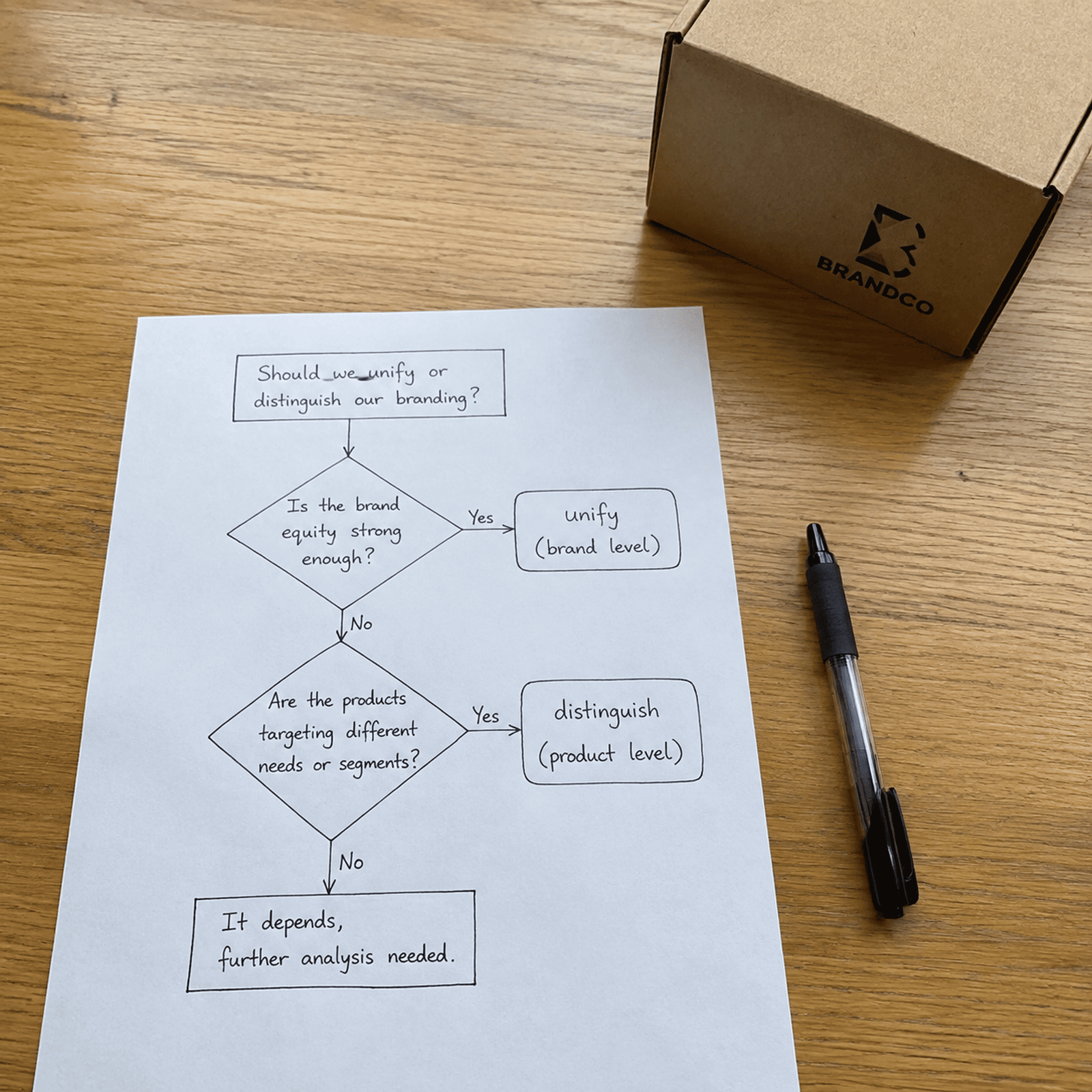When to unify and when to differentiate packaging decision framework for unifying vs differentiating packaging elements
