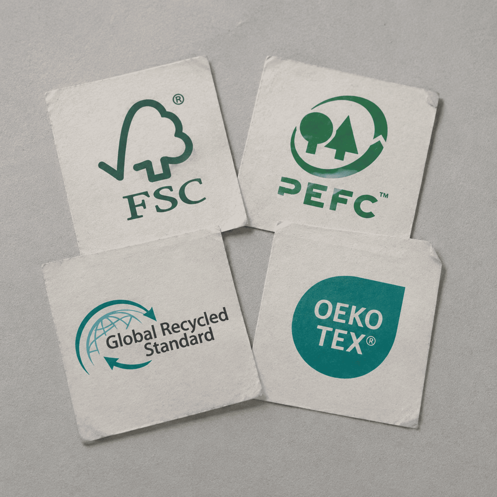 Packaging Certification Scope Comparison FSC PEFC GRS OEKO-TEX certification scope comparison