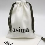 Eco-friendly Twill Cotton Pouch Thread Ribbons String Bag Packaging Drawstring Pouch Jewelry Gift Drawstring Pouch Gift & Craft