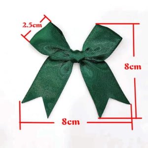 Wholesale Pre Made Ribbon With Bows ,ribbon for Hair Bows Red Pull Christmas Flower ribbon and Bow for Wine Bottles Gift Wrapping